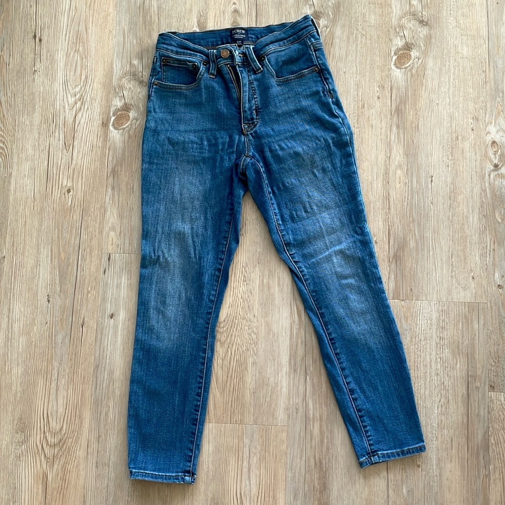J Crew Factory high rise skinny jeans